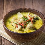 Sopa de chícharos y menta